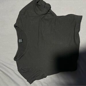 SHEIN Black Crop Top